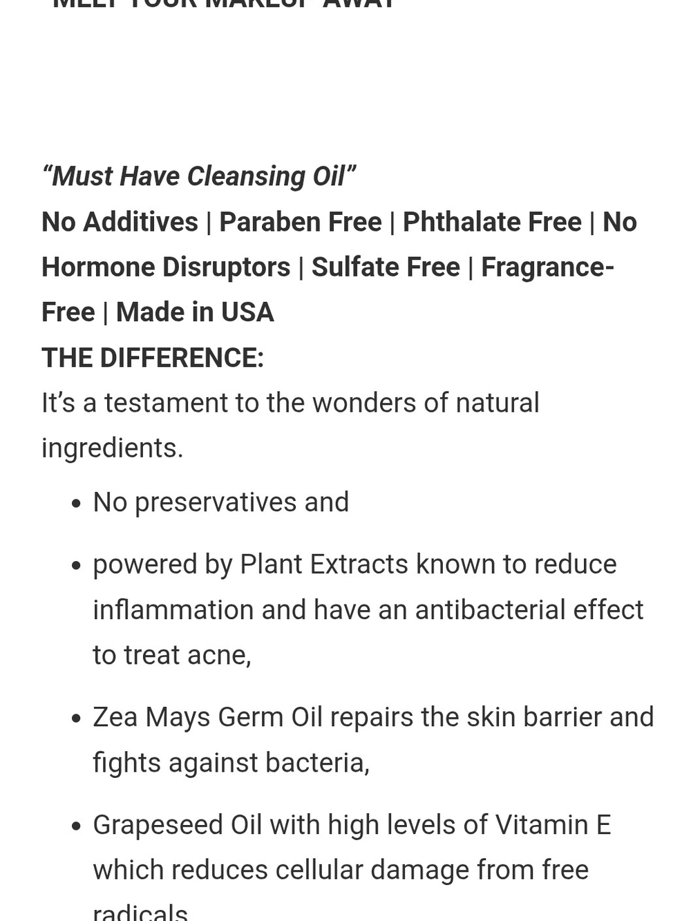 Lorde+ Belle Fragrance-Cleansing Oil